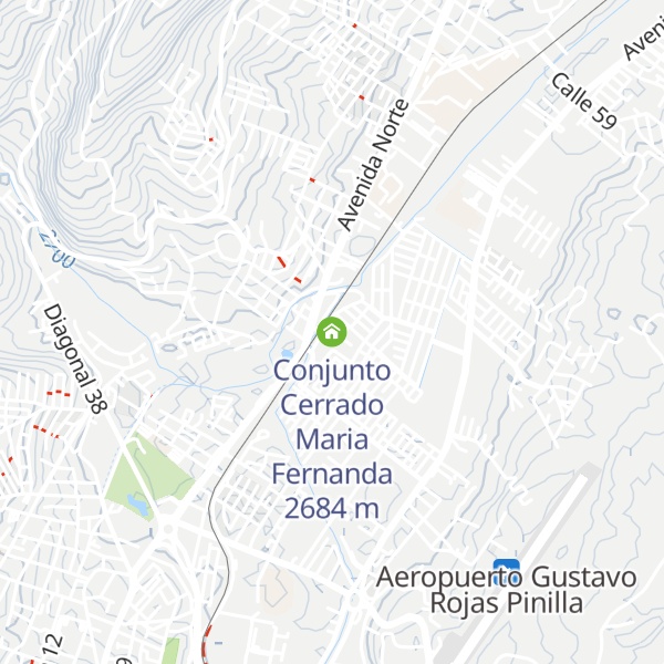 Map of Conjunto Cerrado Maria Fernanda