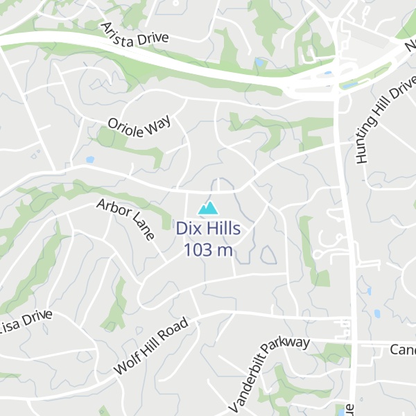 Map of Dix Hills