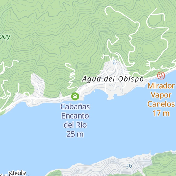 Map of Cabañas Reflejos De Luna
