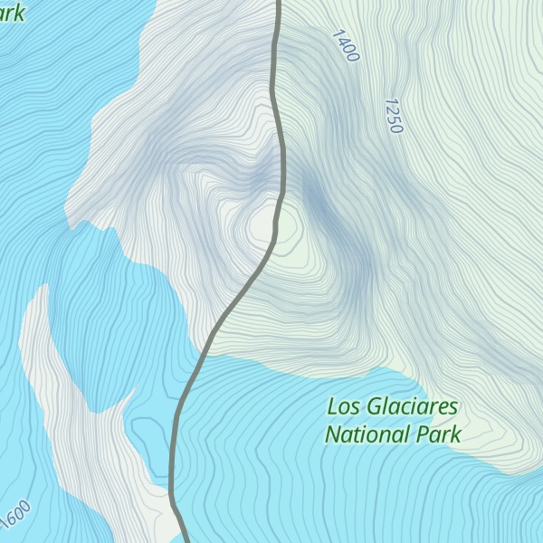 Map of Cerro Cuerno