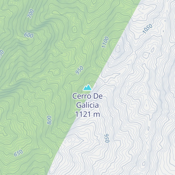 Map of Cerro De Galicia