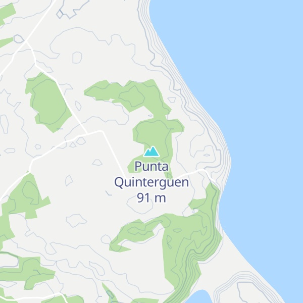 Map of Punta Quinterguen