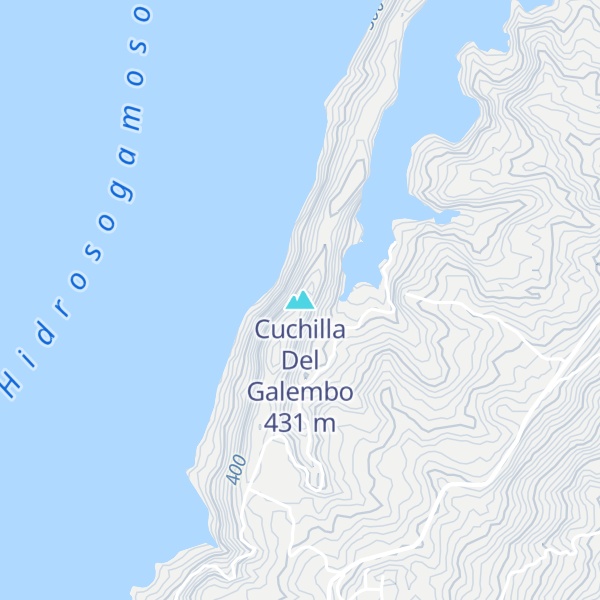 Map of Cuchilla Del Galembo
