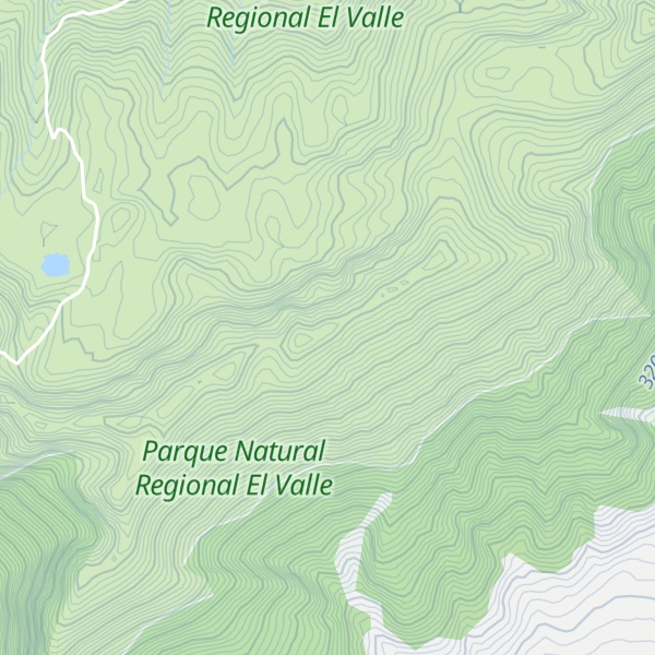 Map of Cerro La Caja