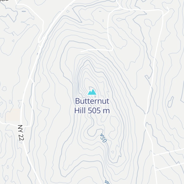 Map of Butternut Hill