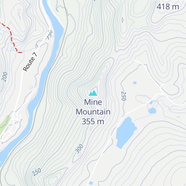 Map of Mine Mountain