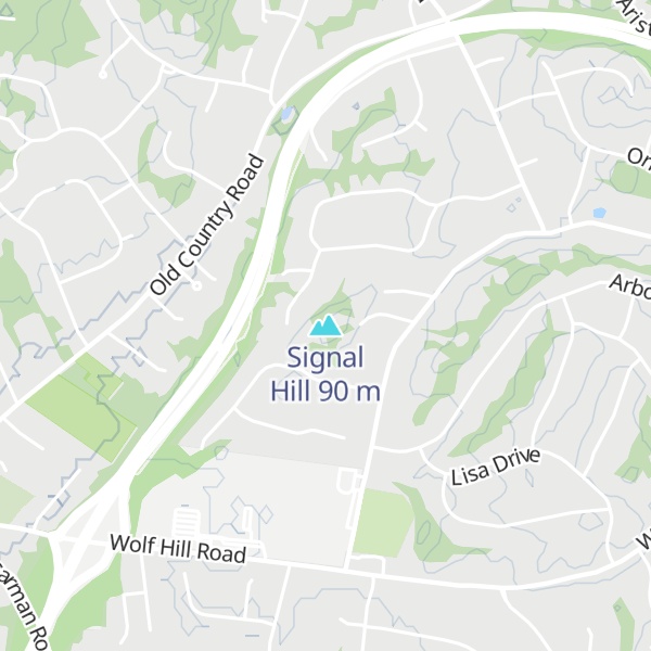 Map of Signal Hill