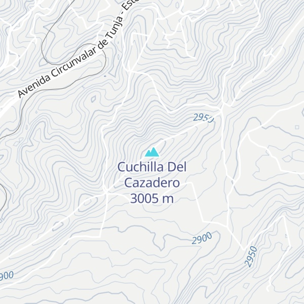 Map of Cuchilla Del Cazadero