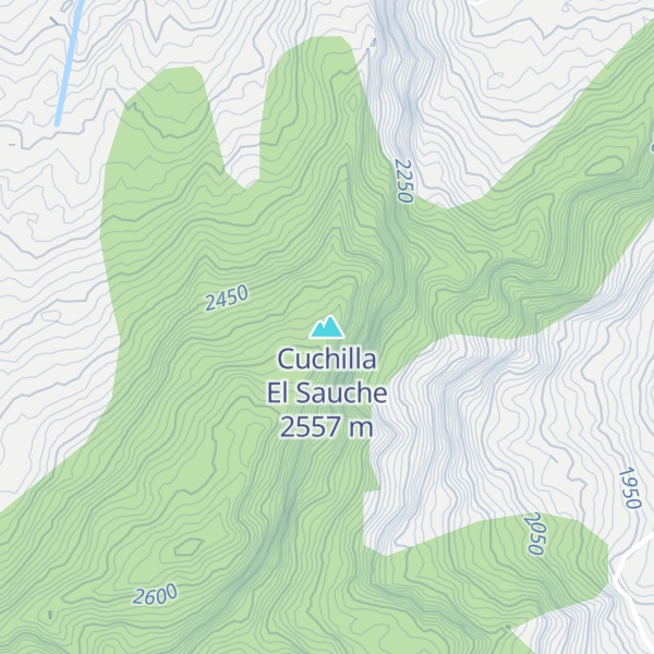 Map of Cuchilla El Sauche