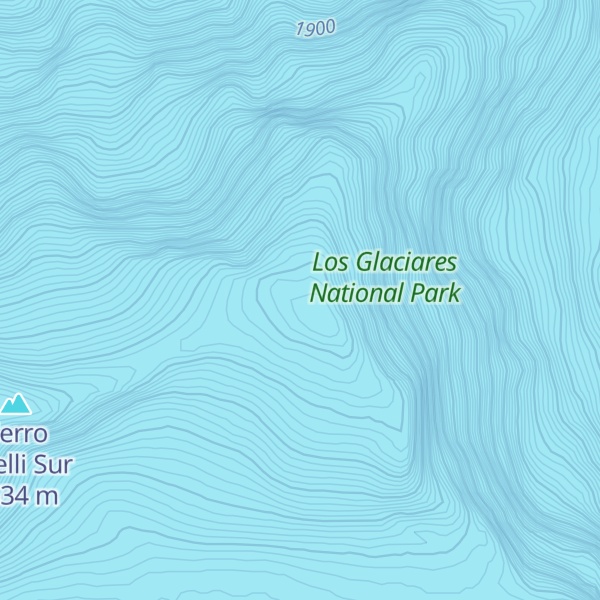 Map of Cerro Heim