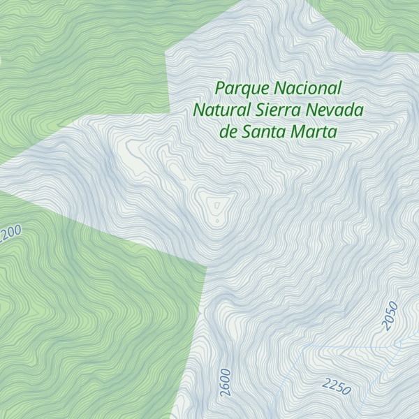 Map of Cuchilla Chiquita