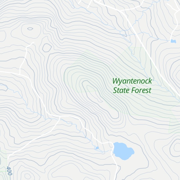 Map of Whitcomb Hill