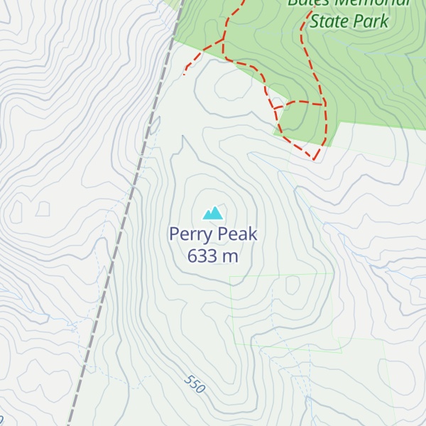 Map of Perry Peak
