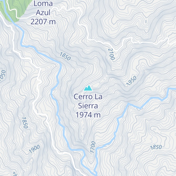 Map of Cerro La Sierra