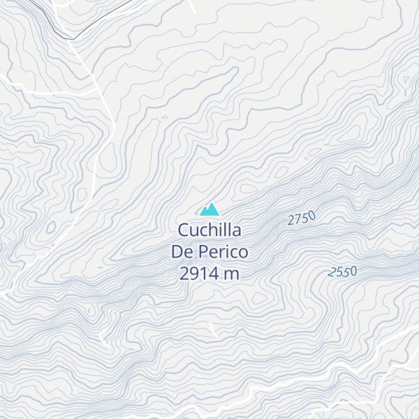 Map of Cuchilla De Perico