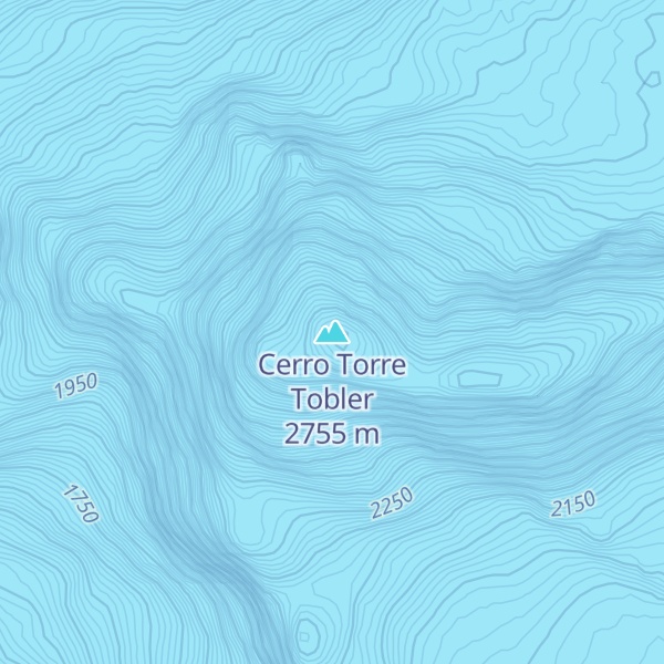 Map of Cerro Torre Tobler