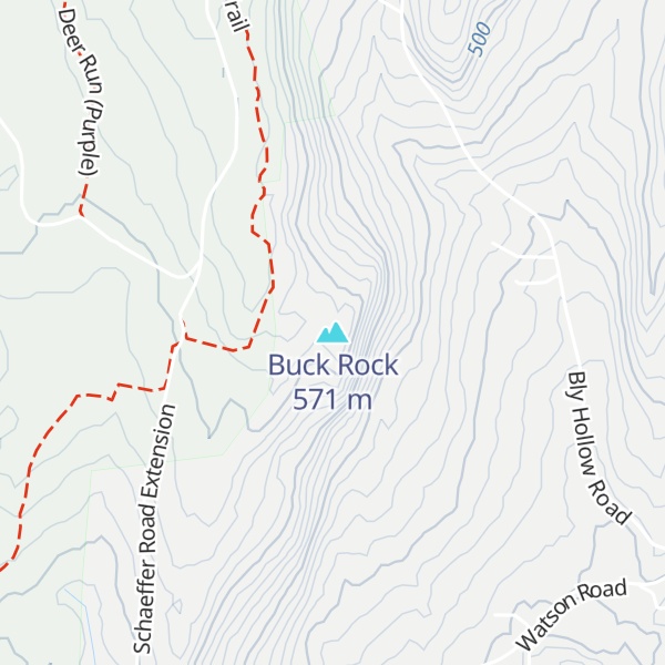 Map of Buck Rock