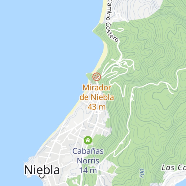 Map of Cabañas
