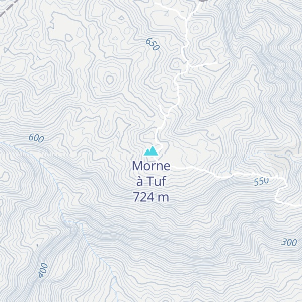 Map of Morne à Tuf