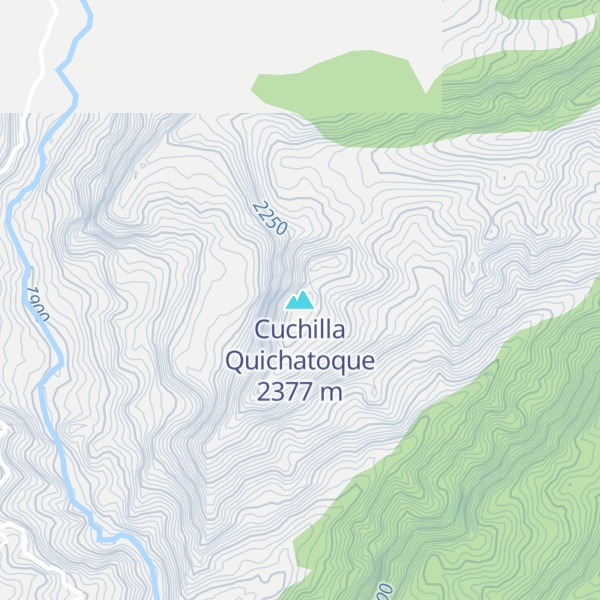 Map of Cuchilla Quichatoque