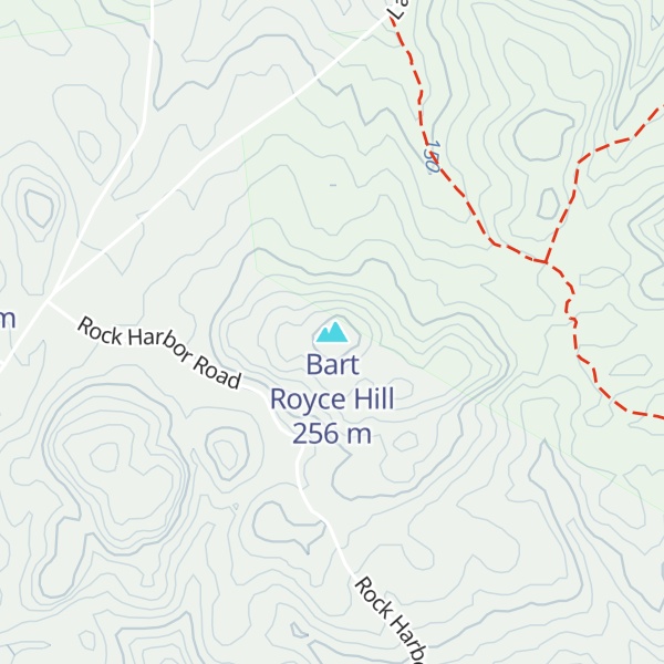 Map of Bart Royce Hill