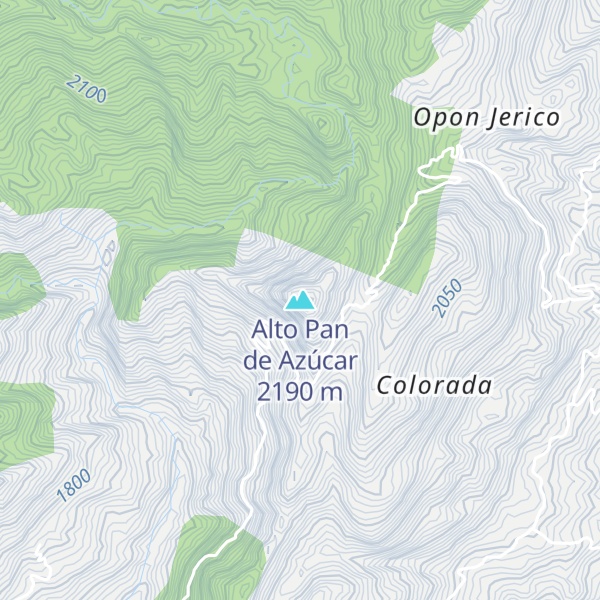 Map of Alto Pan de Azúcar