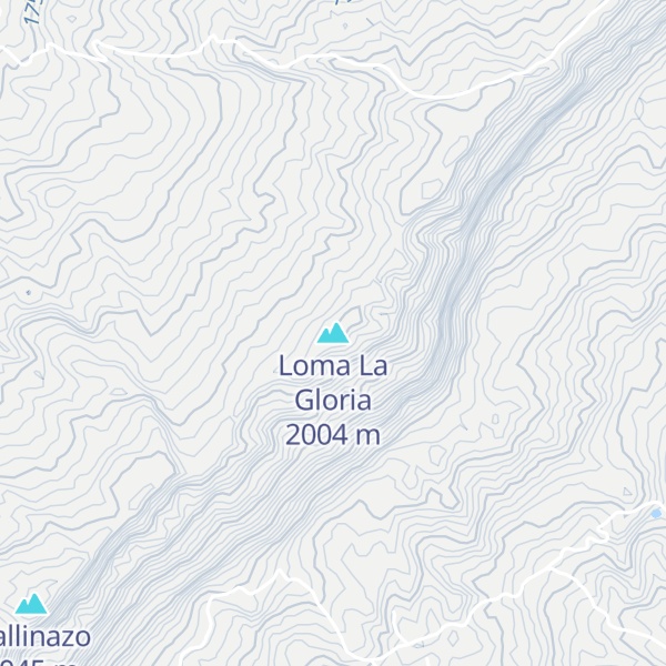 Map of Loma La Gloria