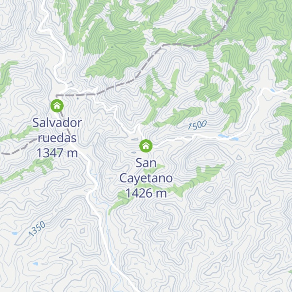 Map of San Cayetano