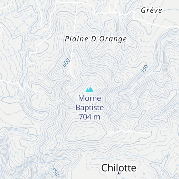 Map of Morne Baptiste