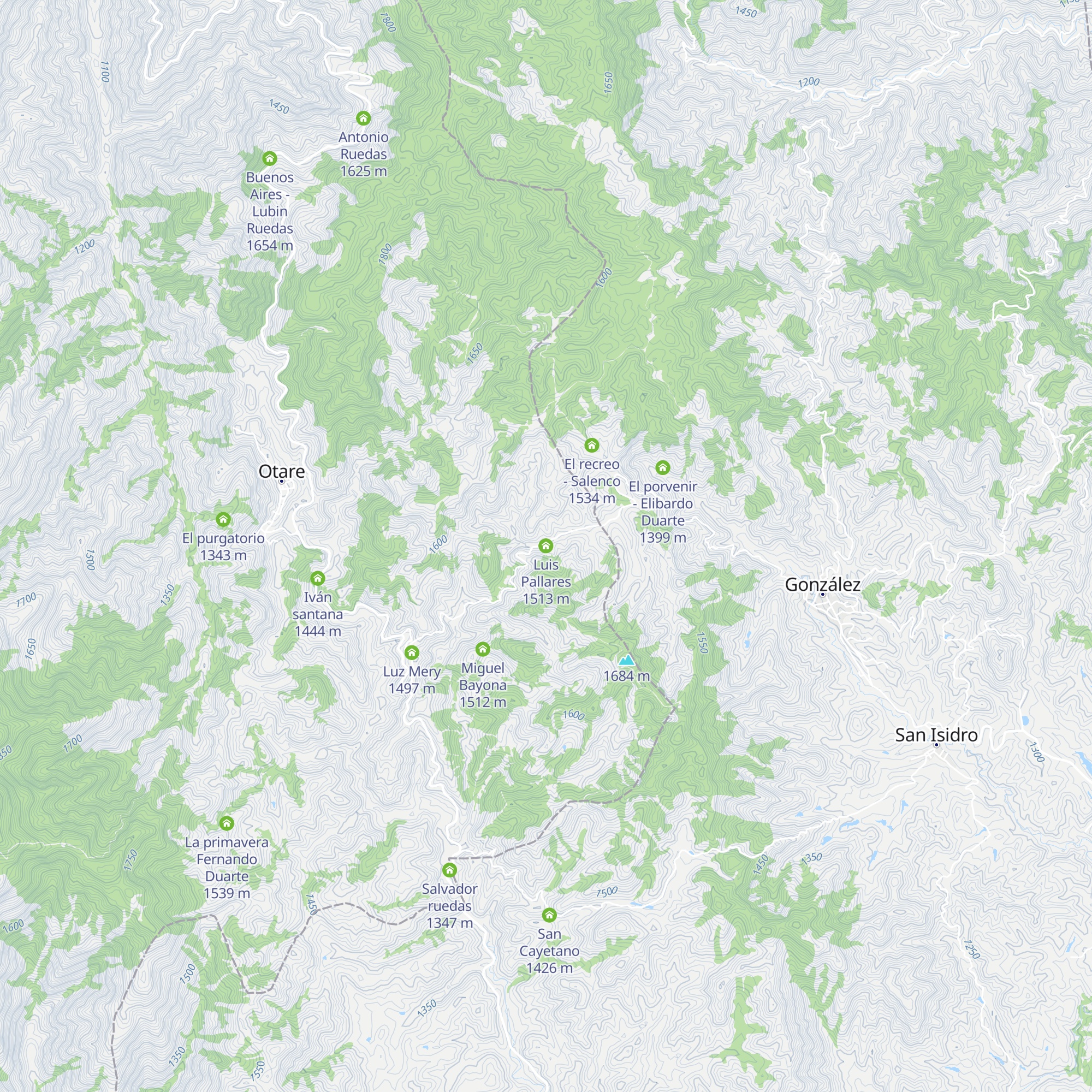 Luis Pallares map