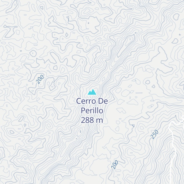 Map of Cerro De Perillo