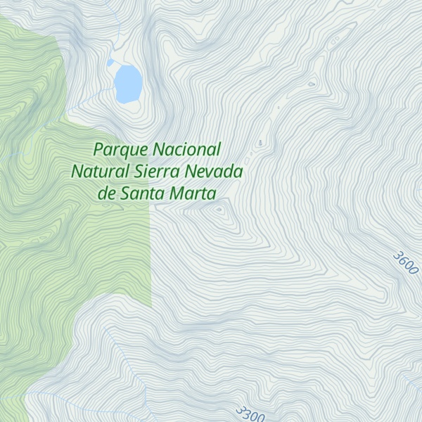 Map of Cerro Bistautama
