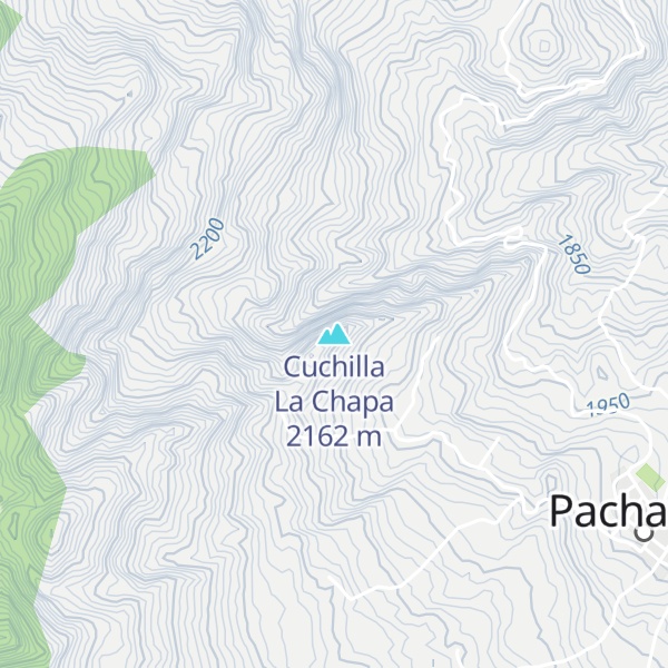 Map of Cuchilla La Chapa
