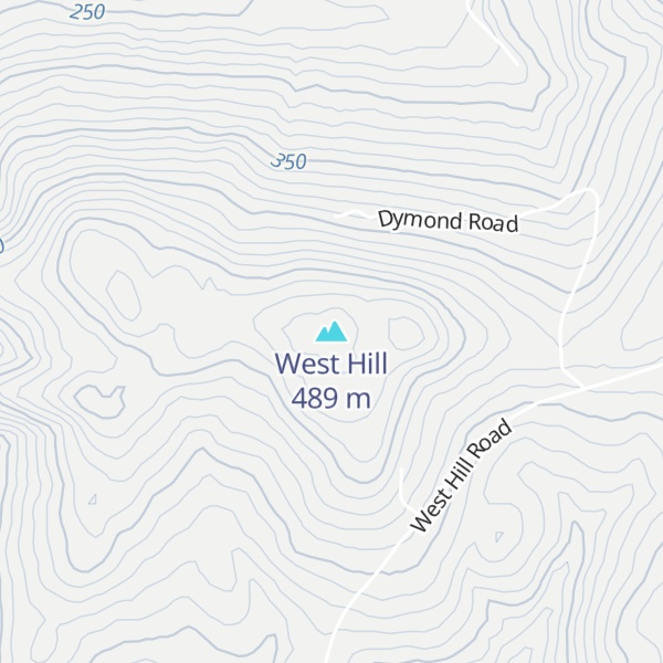 Map of West Hill