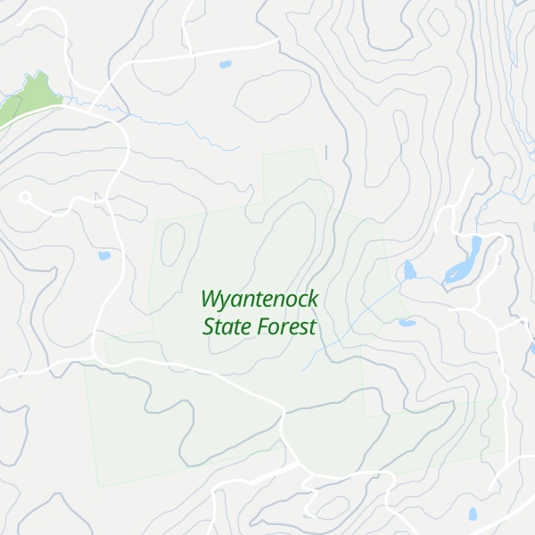 Map of Bromica Mountain
