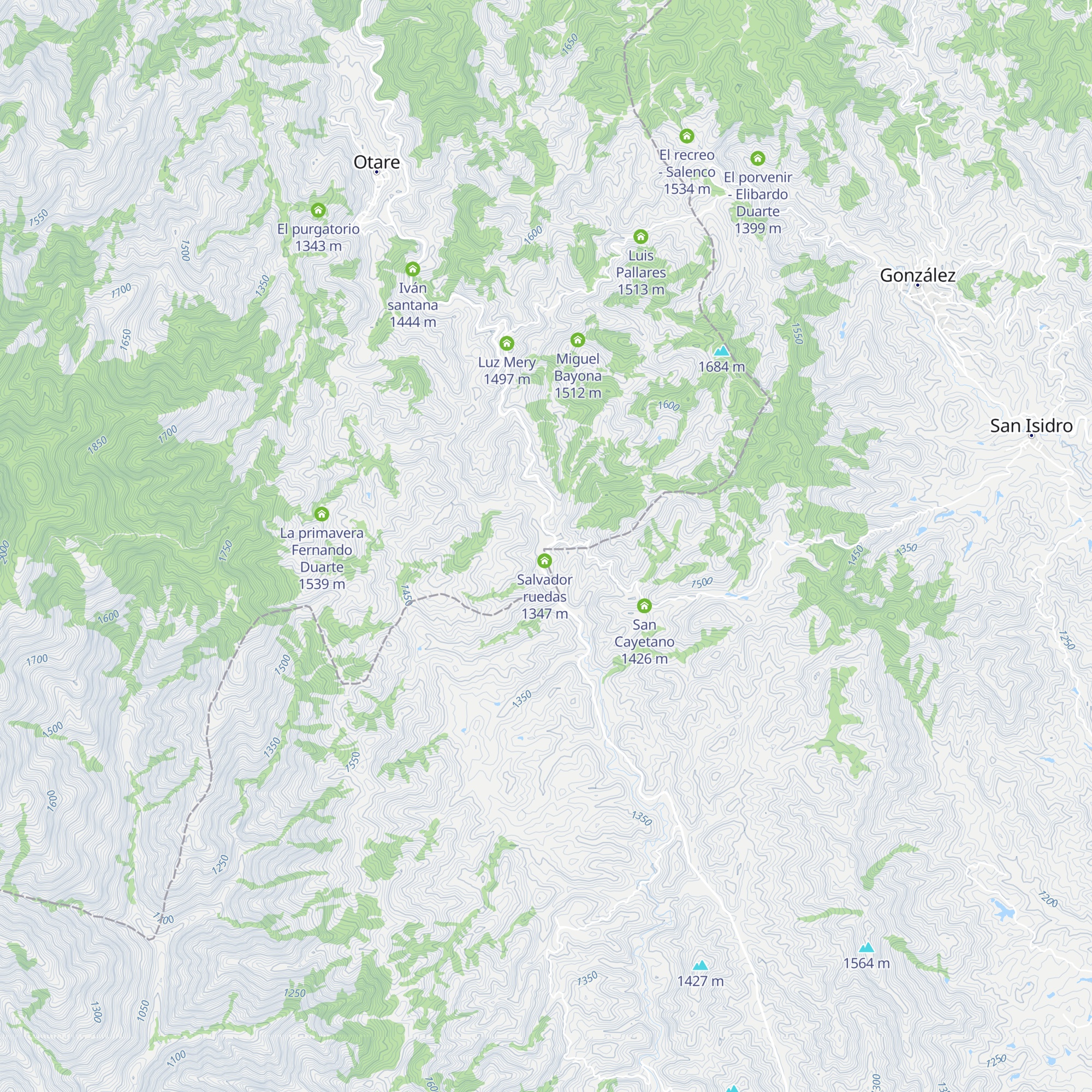 Oscar Sánchez map