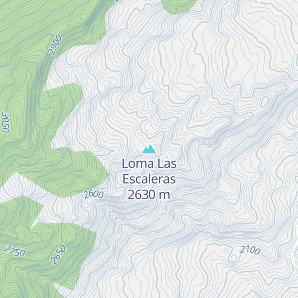 Map of Loma Las Escaleras