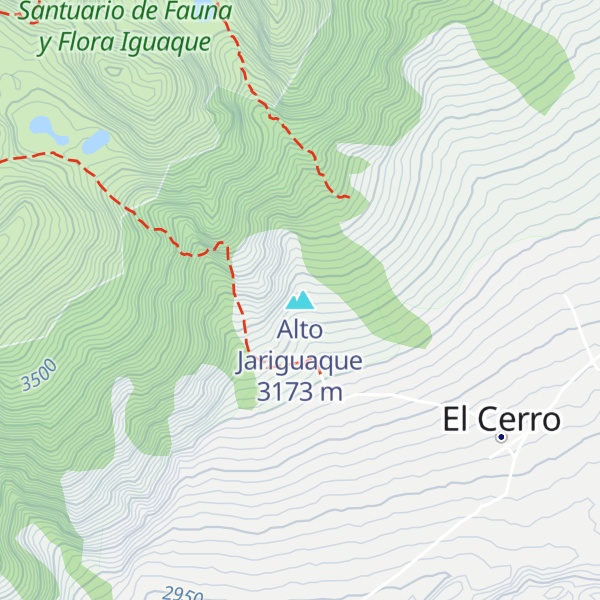 Map of Alto Jariguaque