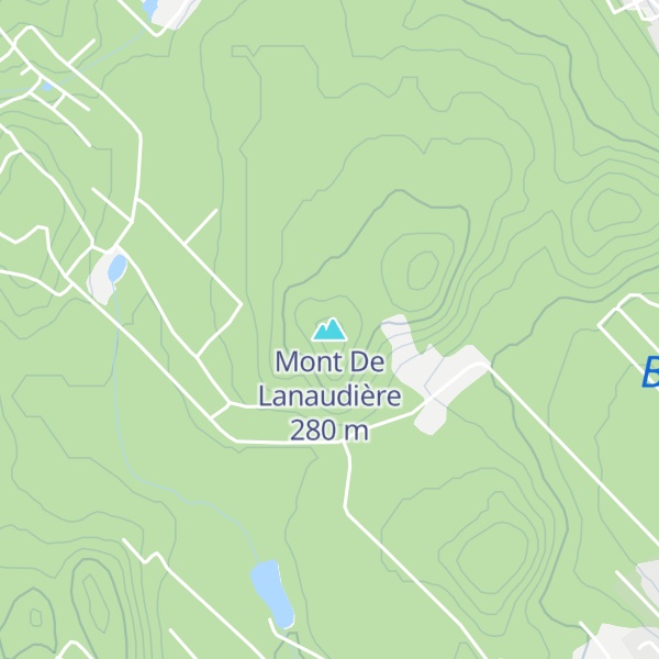 Map of Mont De Lanaudière