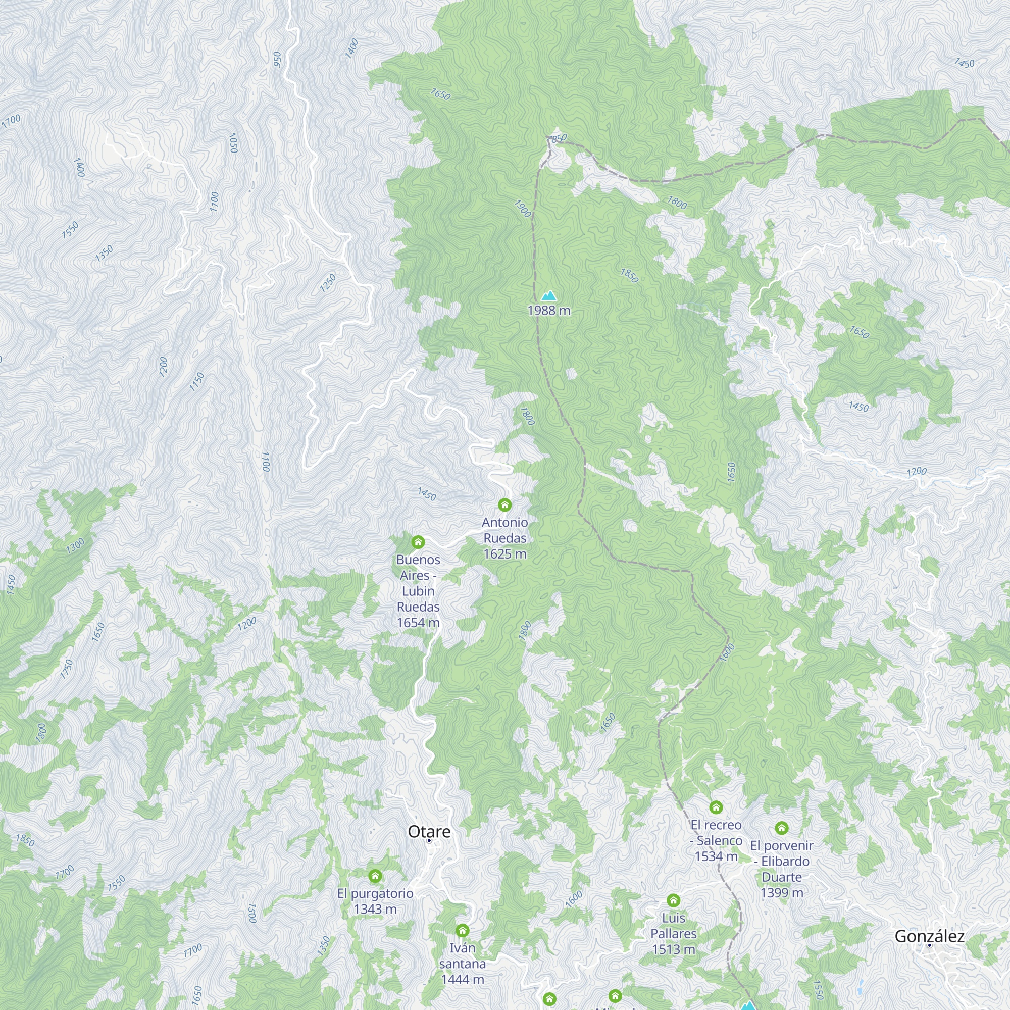 Antonio Ruedas map
