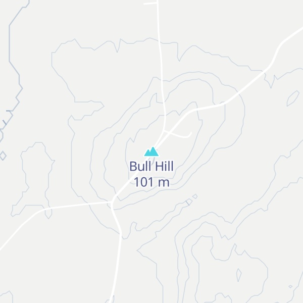 Map of Bull Hill