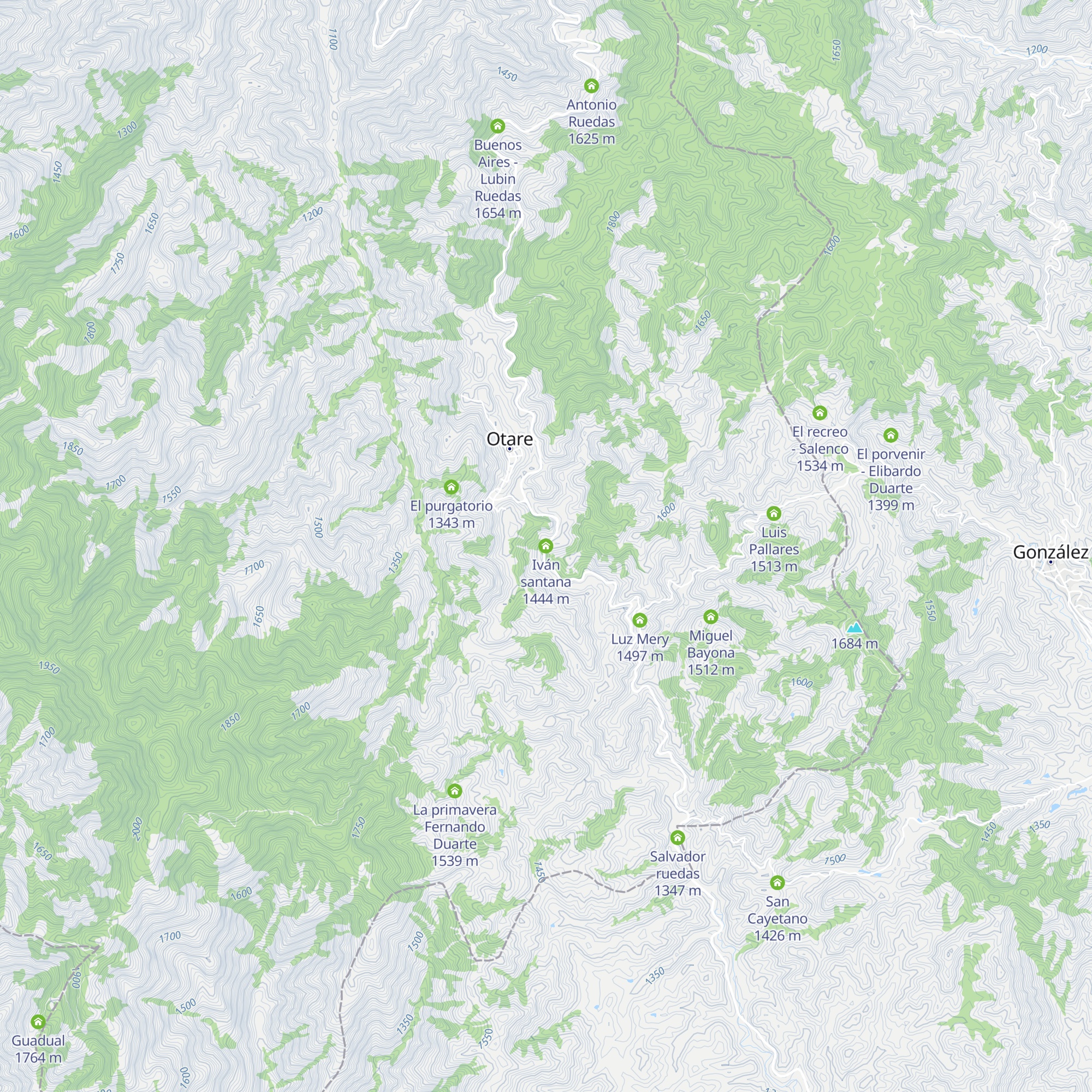 Iván santana map