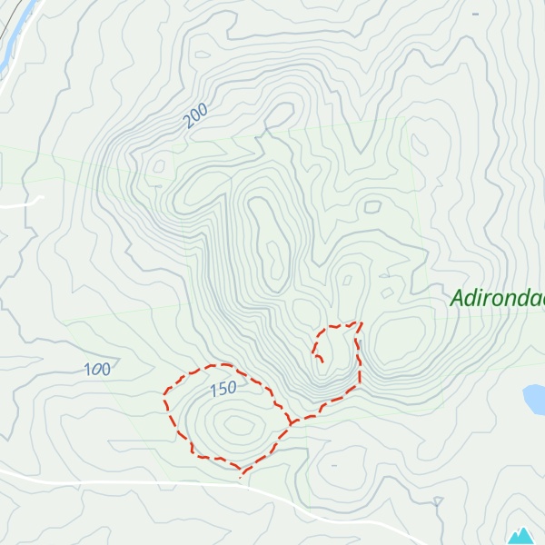 Map of Coon Mountain