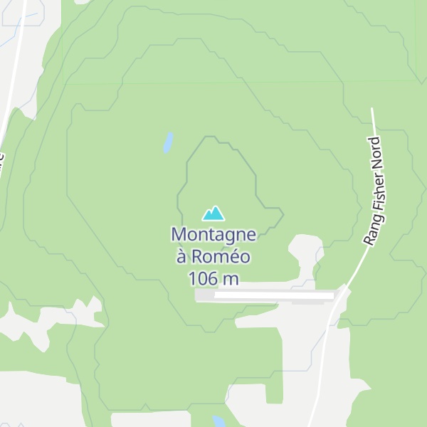 Map of Montagne à Roméo