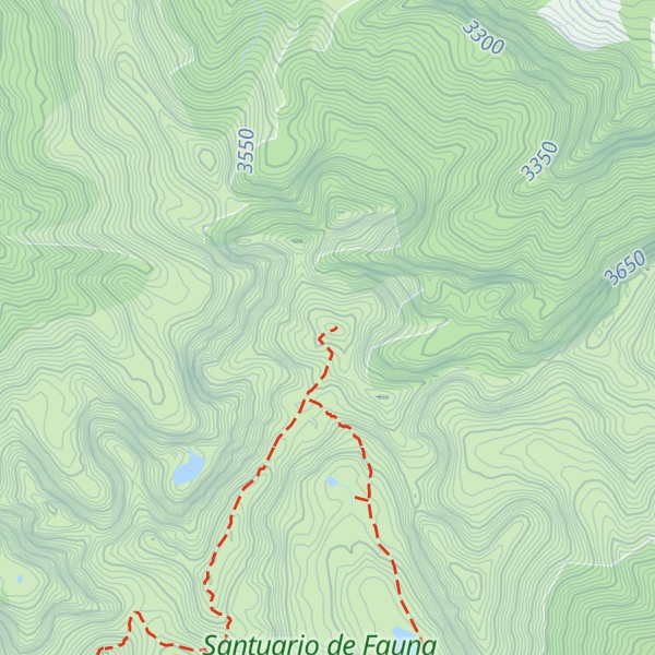 Map of Cerro Iguaque