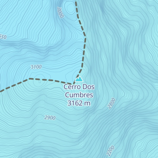 Map of Cerro Dos Cumbres