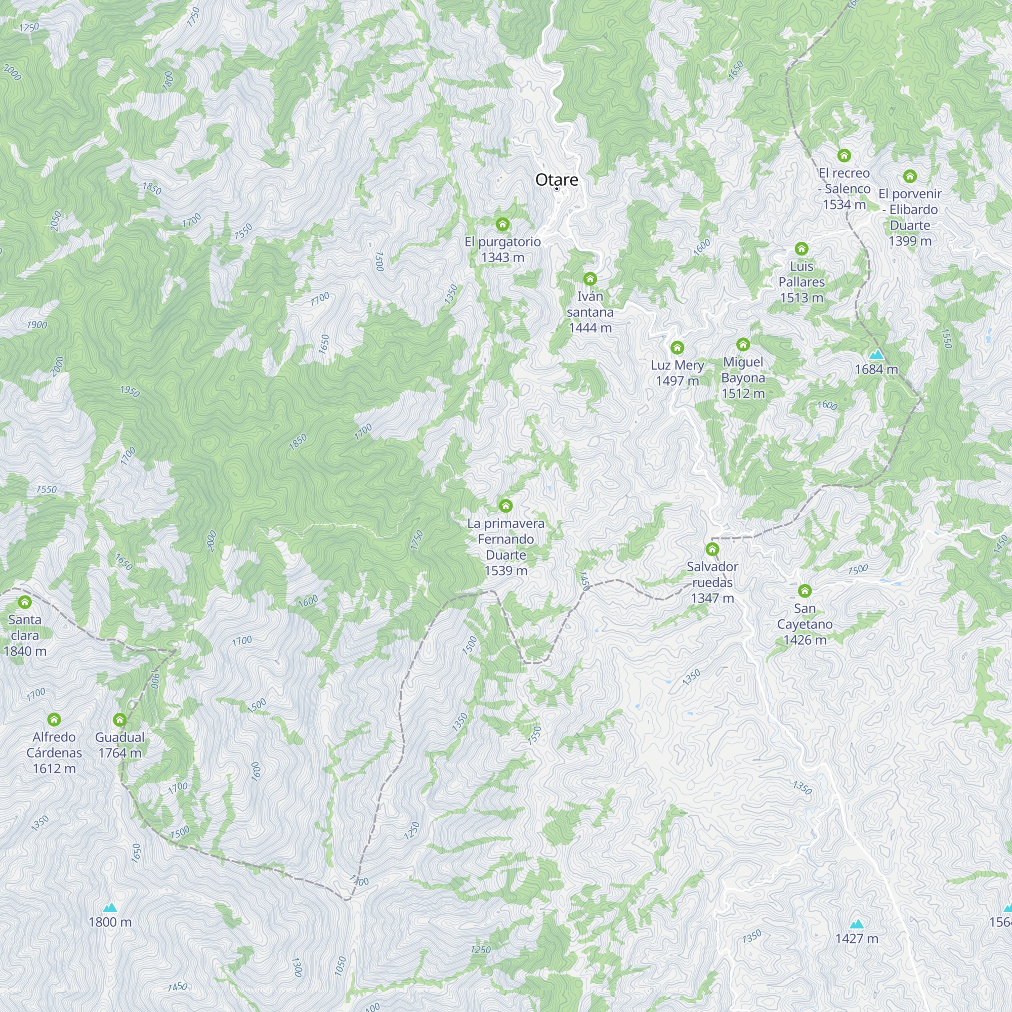 La primavera Fernando Duarte map