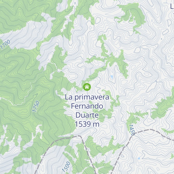 Map of La primavera Fernando Duarte