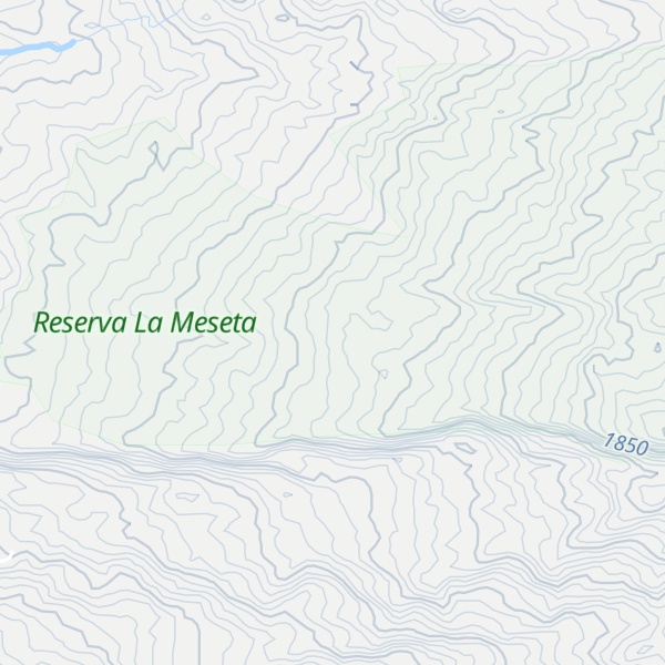 Map of Cerro La Meseta