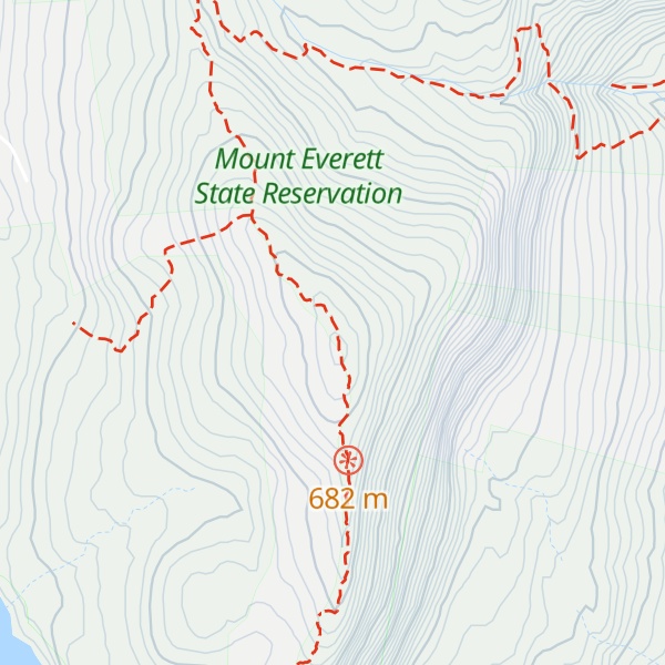 Map of Mount Race